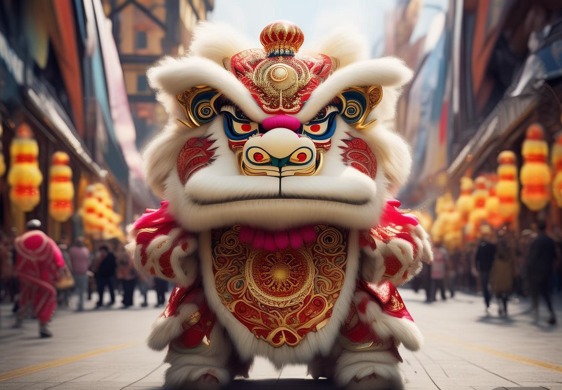Festive Lion