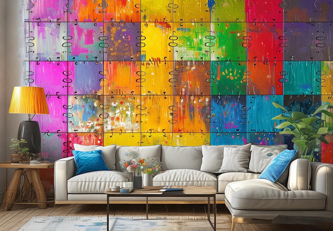 Home Paint Puzzle: Câu đố nghệ thuật treo tường tùy chỉnh cho nghệ thuật trang trí sáng tạo