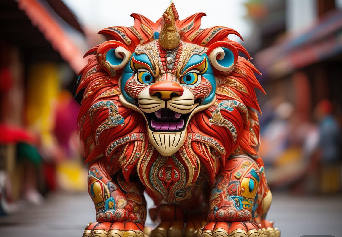 Festive Lion
