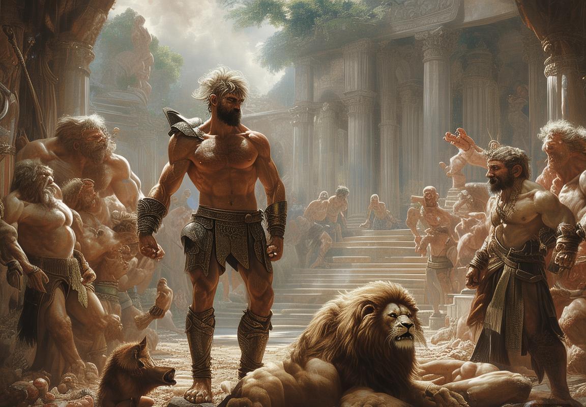 赫拉克勒斯和飞马