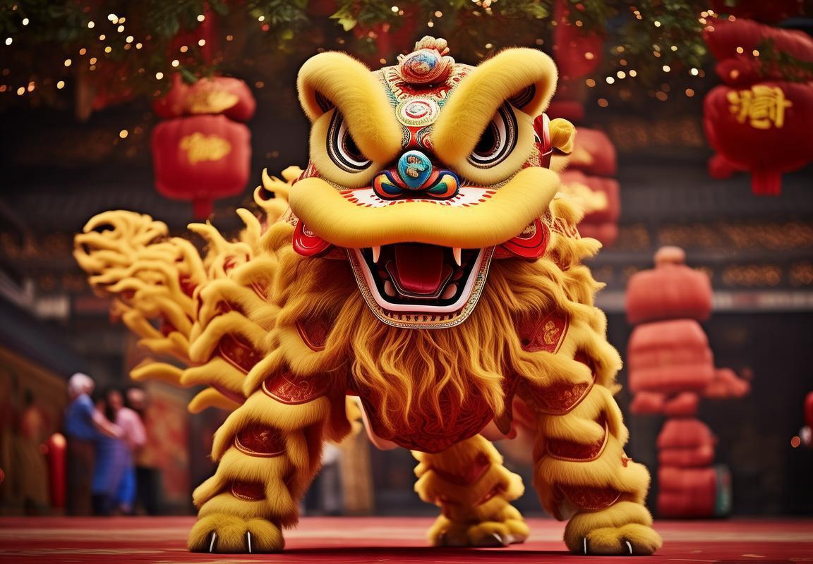 Festive Lion